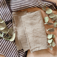 Geschenk Set 'Rivoli' Schüssel & zwei Leinen Servietten
