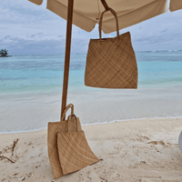 Rattan Tasche, groß