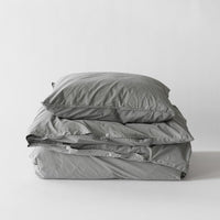 2er Set Kissenbezug Bio-Baumwolle, 65x65 cm Dove