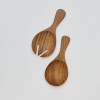 Teakholz Salatbesteck 2-teilig | Tell Me More