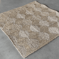 Seegras Teppich mit Struktur, 240x180 cm