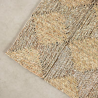 Seegras Teppich mit Struktur, 240x180 cm