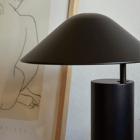 Tischleuchte 'Damo', schwarz