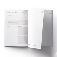 LESS AND ME Journal, aus Apfelpapier, nachhaltiges Schreib- und Kreativ-Set für achtsames Gestalten