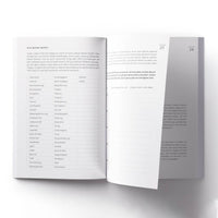 LESS AND ME Journal, aus Apfelpapier, nachhaltiges Schreib- und Kreativ-Set für achtsames Gestalten