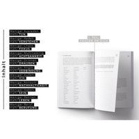 LESS AND ME Journal, aus Apfelpapier, nachhaltiges Schreib- und Kreativ-Set für achtsames Gestalten