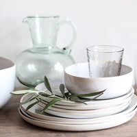 Tell Me More Galette Wasserglas, 2er-Set, gehämmerte Oberfläche für lebendige Tischgestaltung