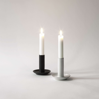 Kerzenständer 'Lou', dunkelgrau