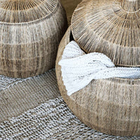 Korb Marcel von Tell Me More – dekorativer Aufbewahrungskorb aus Jute mit Rattan