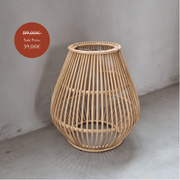 Handgewebter Seegras-Leuchtenschirm Gles von Cane Cult aus Sri Lanka – natürlicher, dekorativer Pendelleuchten-Look