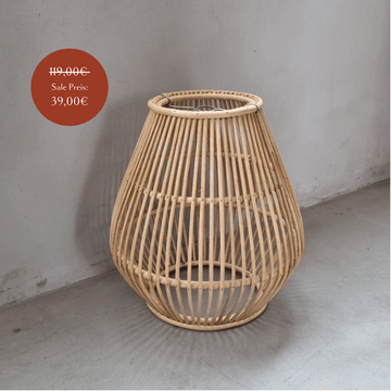 Handgewebter Seegras-Leuchtenschirm Gles von Cane Cult aus Sri Lanka – natürlicher, dekorativer Pendelleuchten-Look