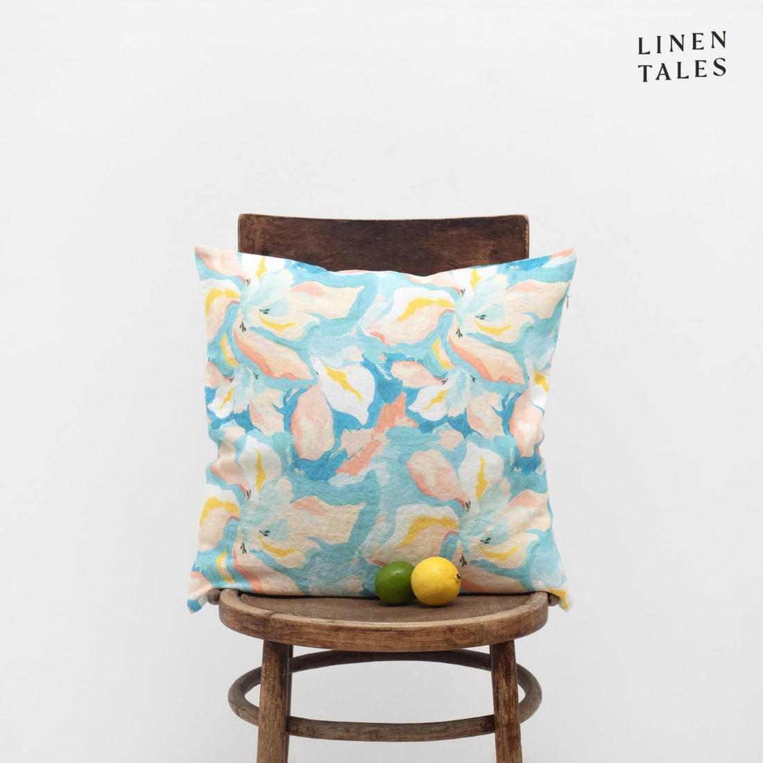 Leinen Kissenbezug 40x40 Pastel Iris | Linen Tales