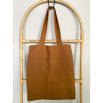 Leinen Tasche, Hazelnut
