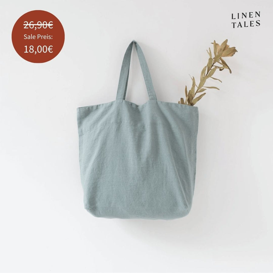 Leinen Tasche, Green Milieu