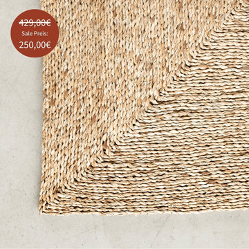Seegras Teppich ohne Struktur, 240x150 cm