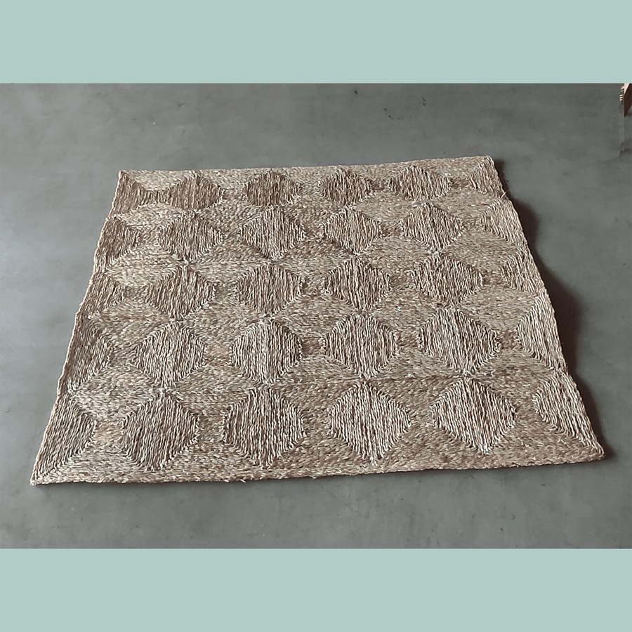 Seegras Teppich mit Struktur, 240x180 cm