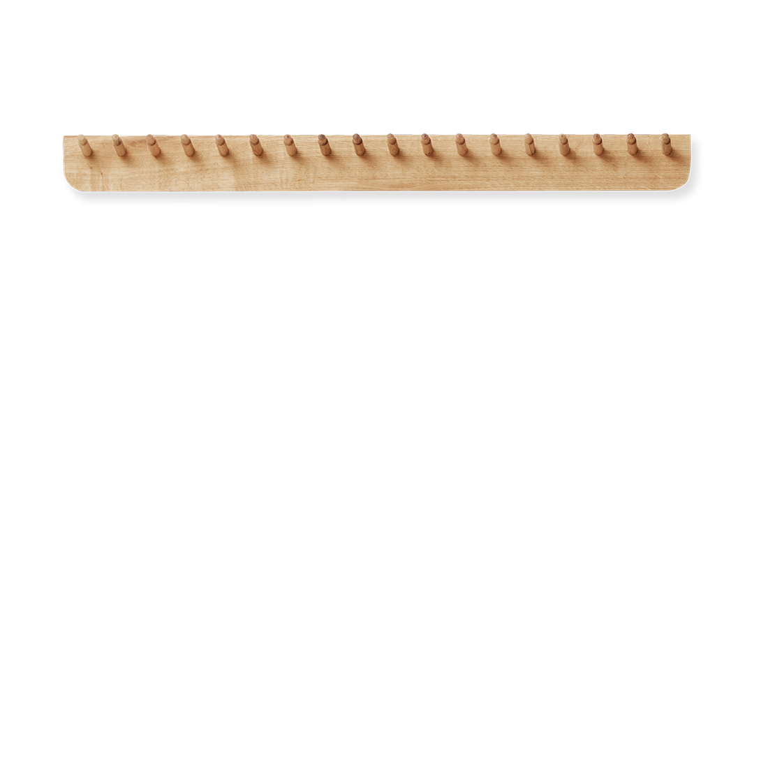 hakenleiste weiße eiche 88 cm front