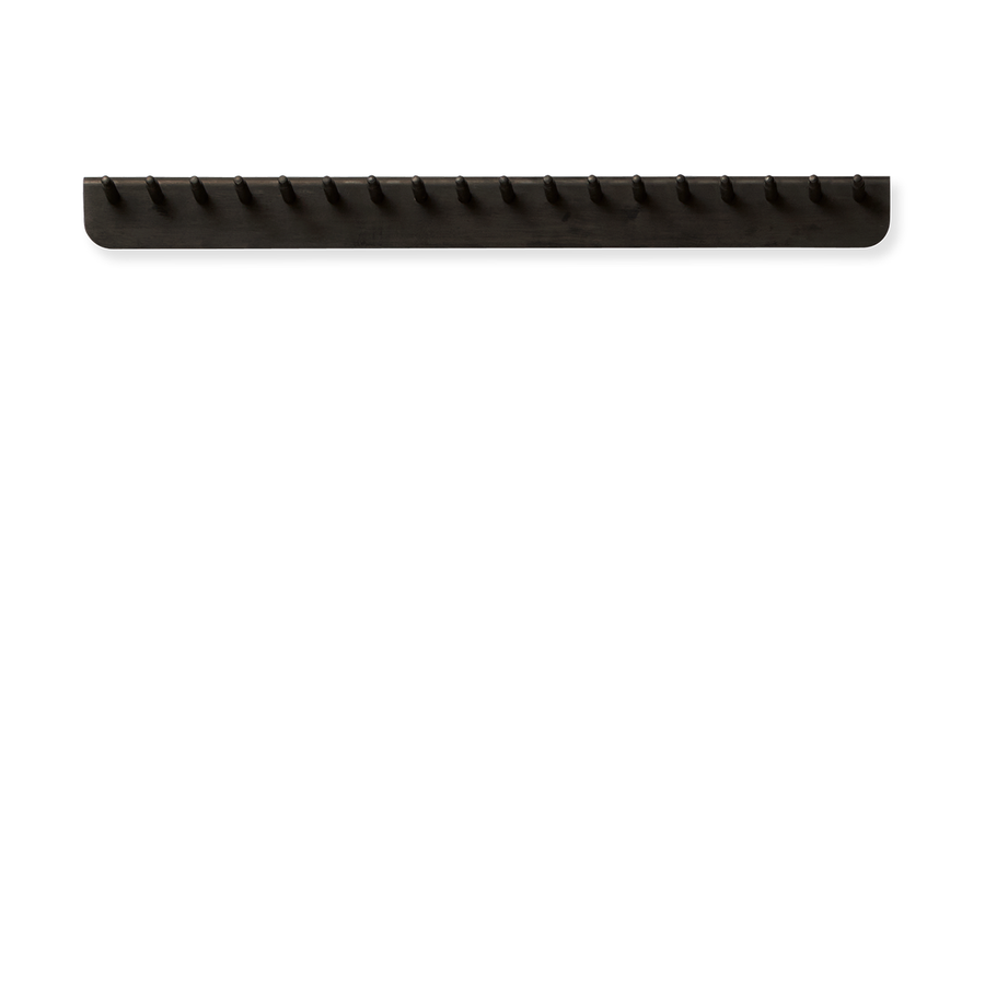 hakenleiste schwarze eiche front 88 cm