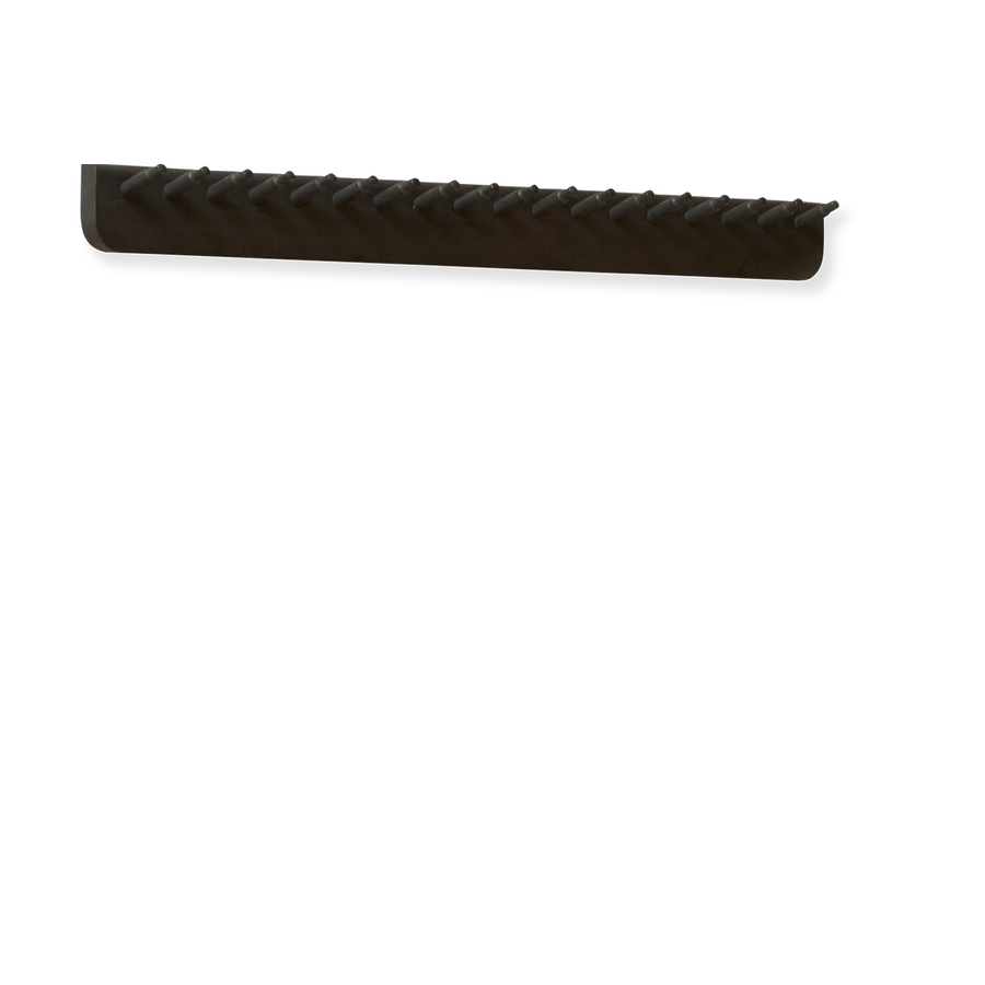 hakenleiste schwarze eiche schräg 88 cm