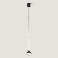 Pendelleuchte Nino von Aromas del Campo. Stahl schwarz und Glas