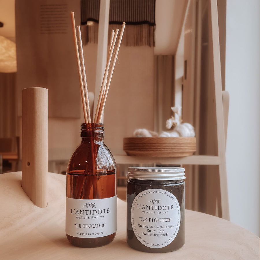 Le Figuier Diffuser von L'Antidote, eleganter Raumduft für Wohnzimmer, Schlafzimmer oder Bad, stilvolles Design für gemütliches Interior